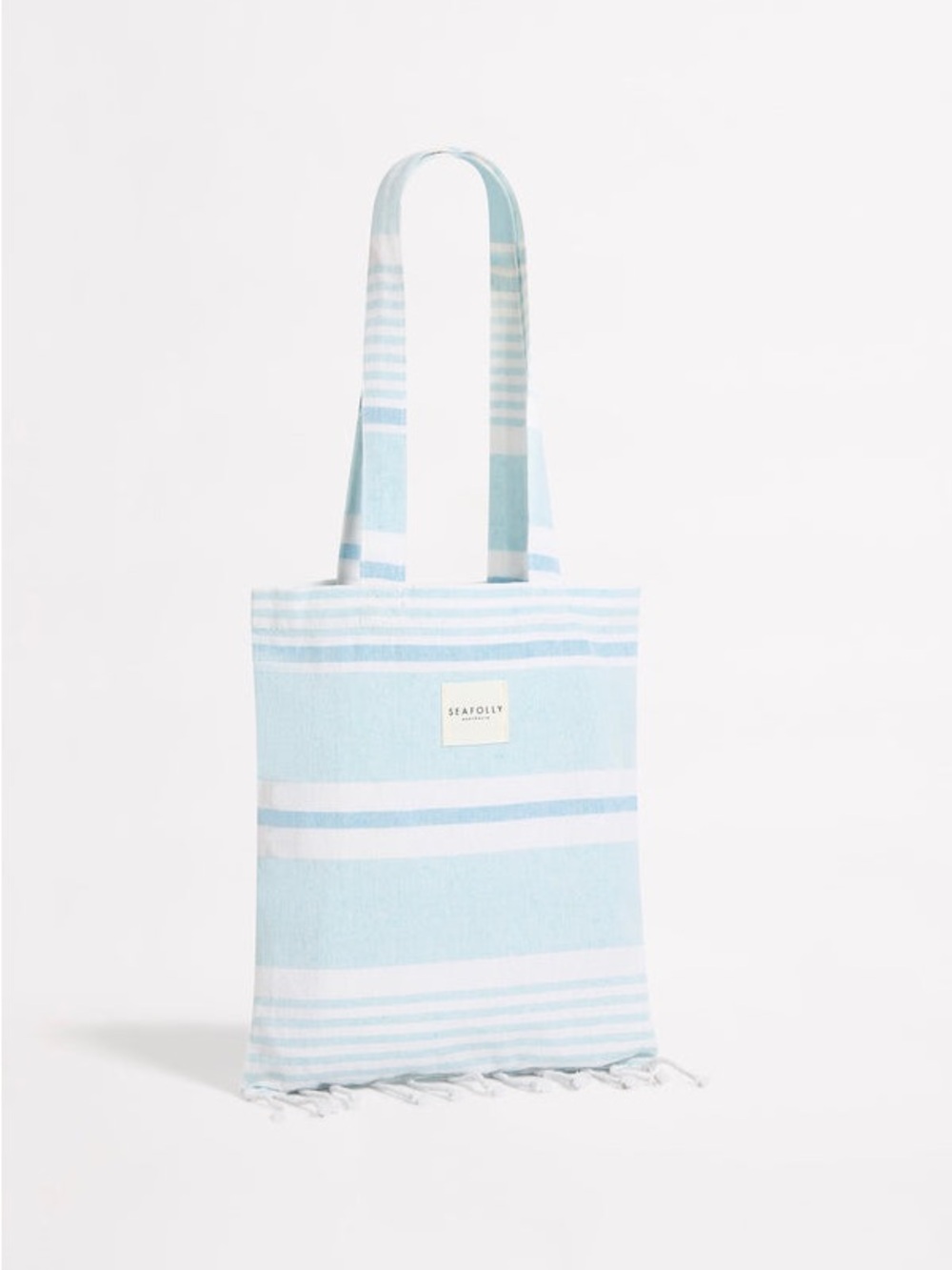 SEAFOLLY | Fringe Benefits Blue Mist Tote Bag